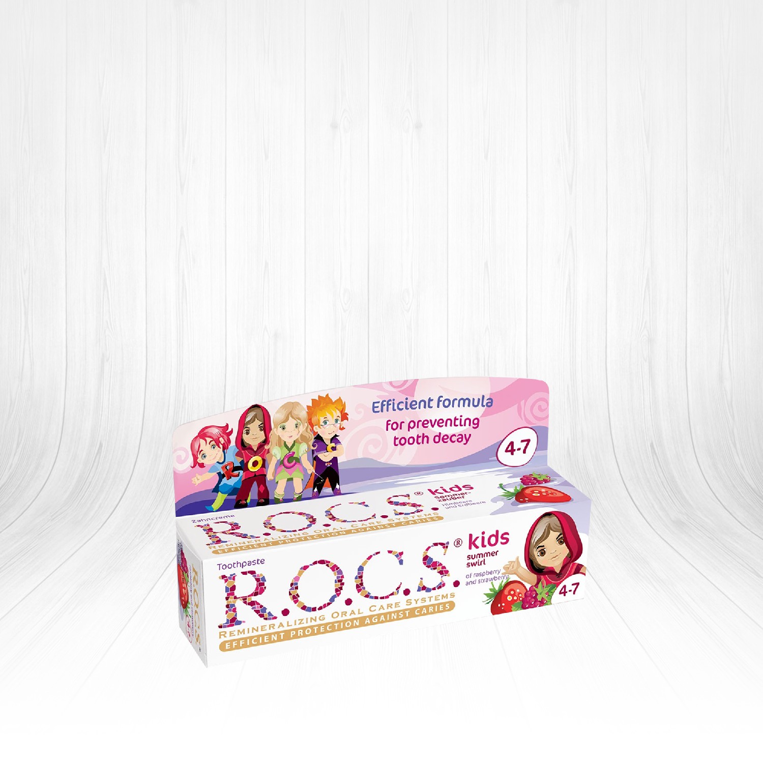 Rocs Kids Yaş Diş Macunu AhududuÇilek g
